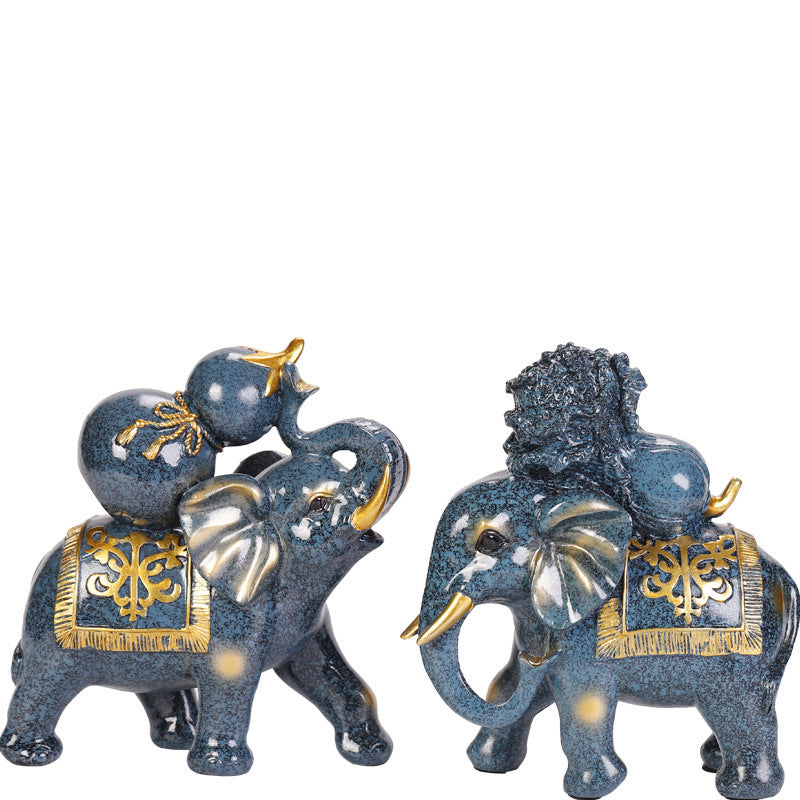Home Ornament Elephant Decoration Living Room Wine Cabinet