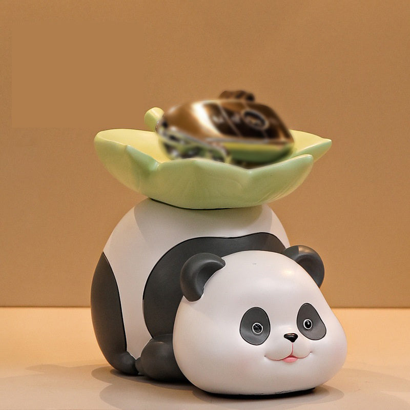 Entrance Panda Storage Tray Housewarming Gift Home Panda Decoration Living Room Decoration