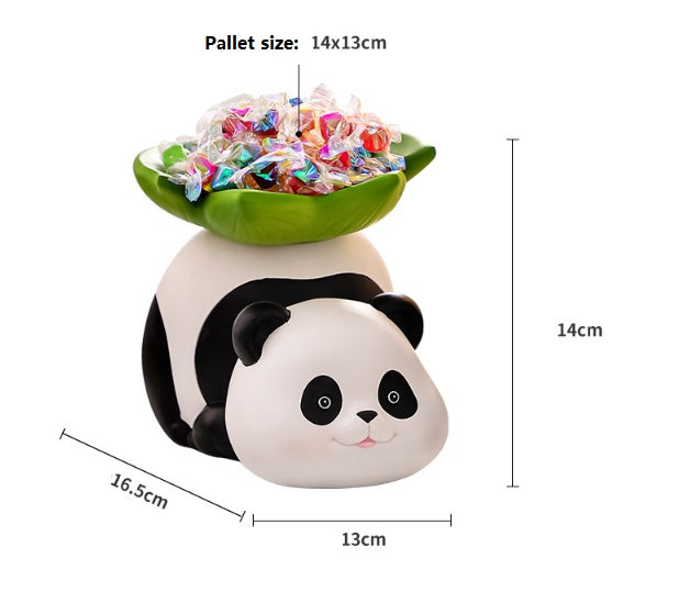 Entrance Panda Storage Tray Housewarming Gift Home Panda Decoration Living Room Decoration