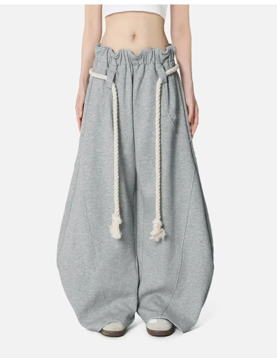 Fashionable Spring To Summer Baggy Wide Leg Casual Sweatpants Men/Women