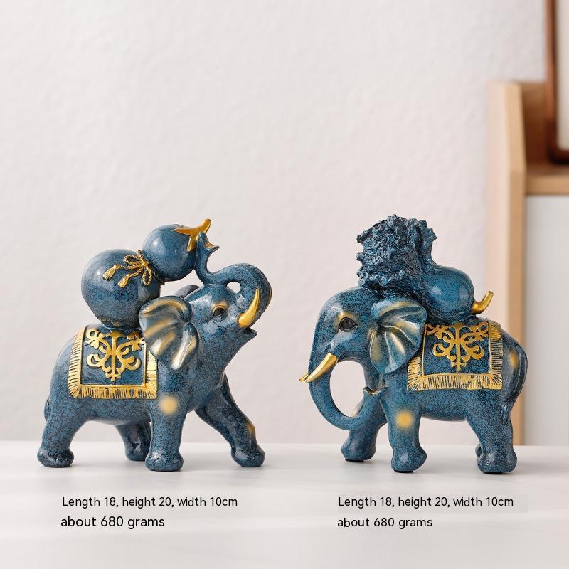 Home Ornament Elephant Decoration Living Room Wine Cabinet